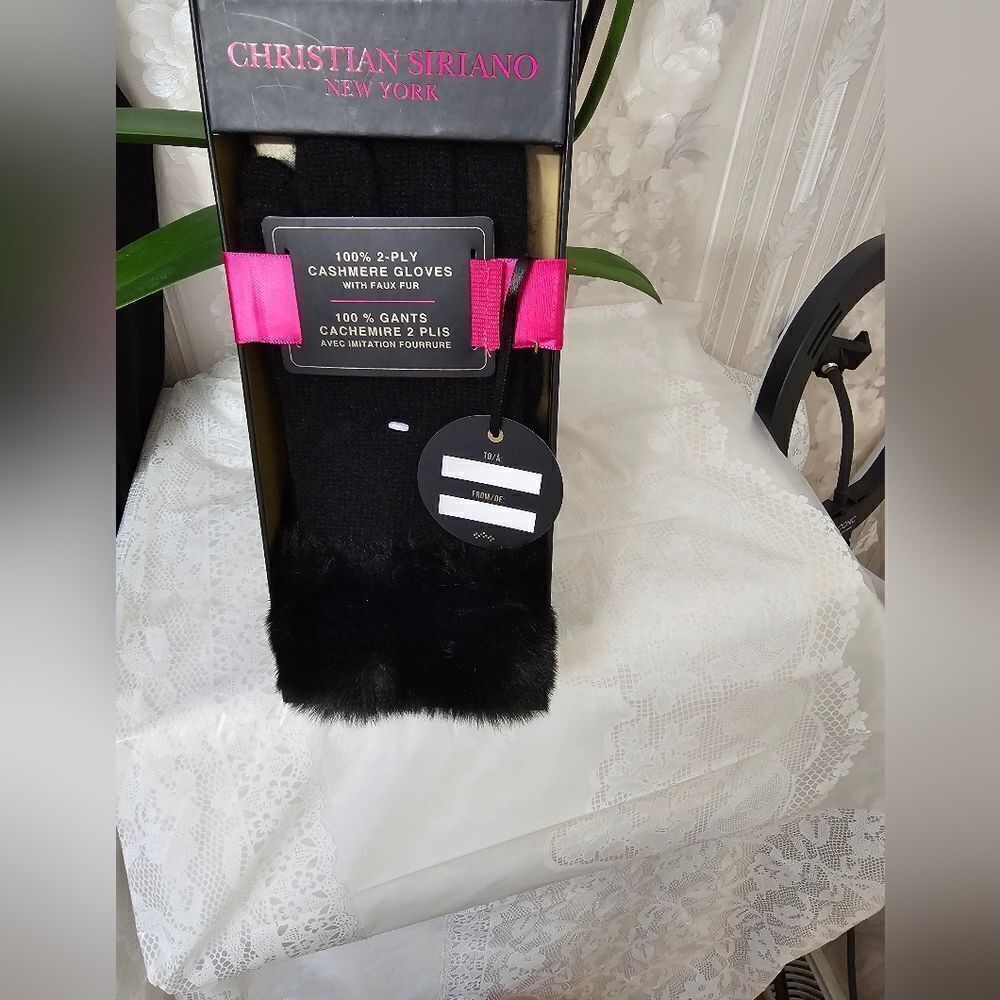 Christian Siriano Cashmere Gloves NIB